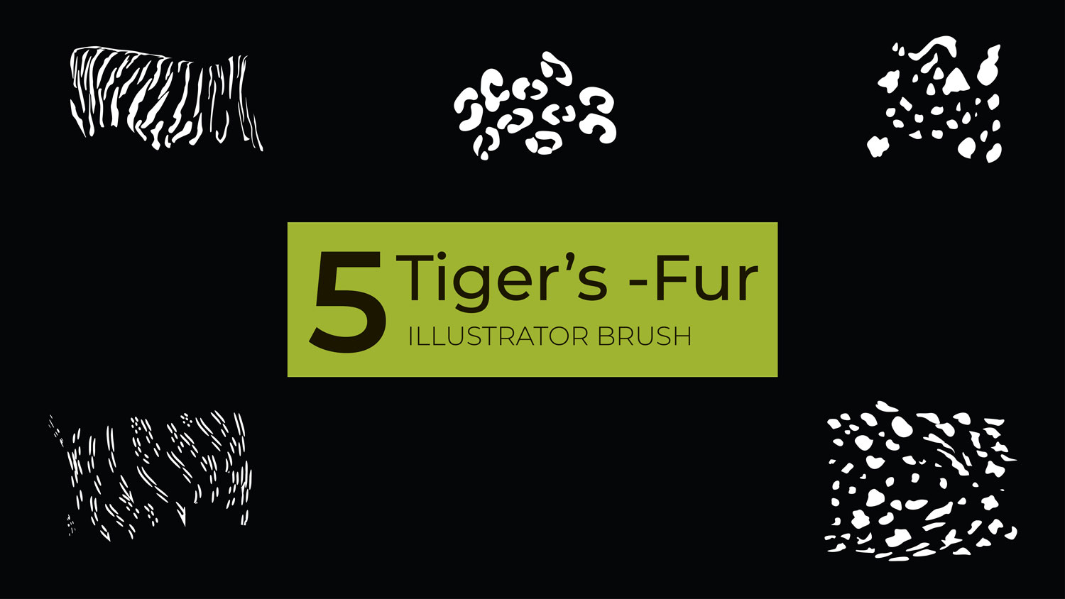 5 Adobe Illustrator Tiger Fur Brush Sets You Can Download For Free | Bisakhadatta Photography