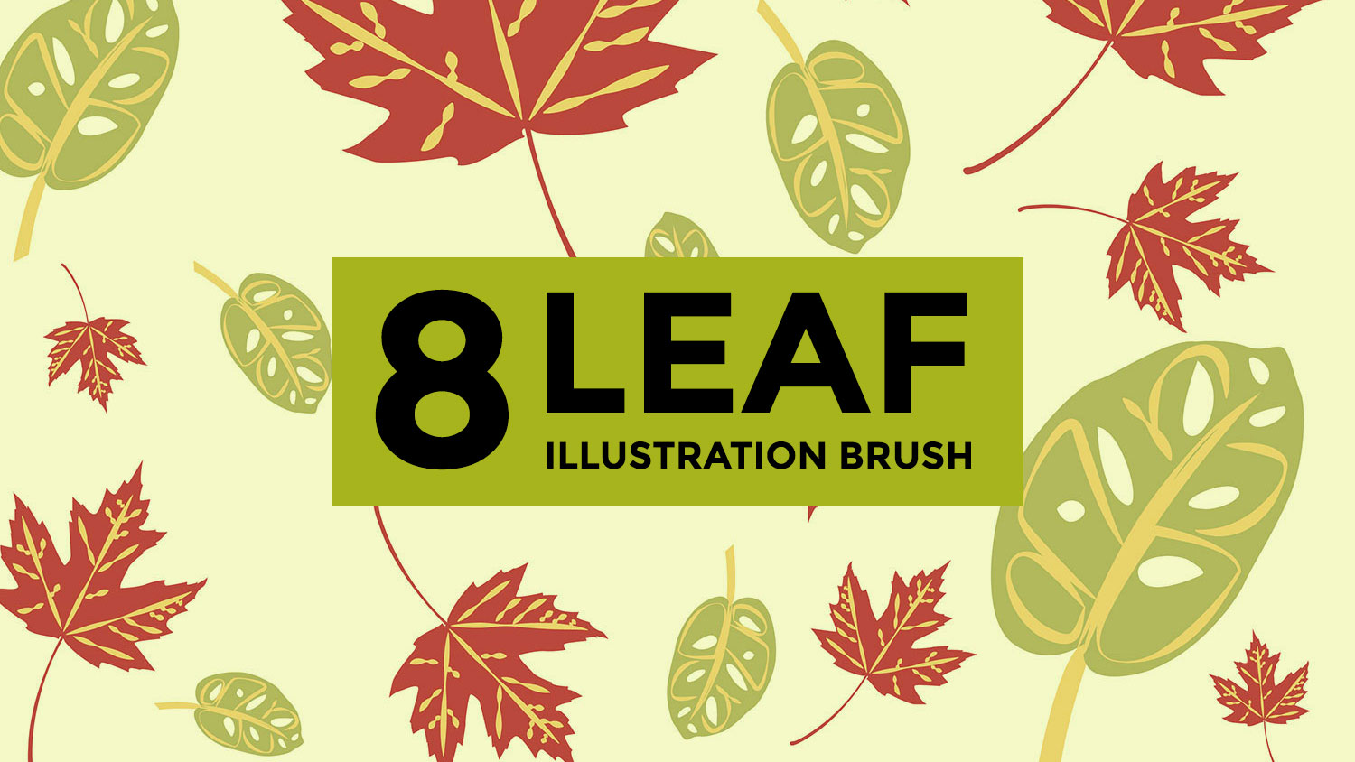 8 Adobe Illustrator leaf Brush Sets 02 You Can Download For Free | Bisakhadatta Photography