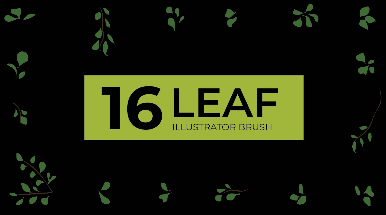 16 Adobe Illustrator leaf Brush Sets You Can Download For Free | Bisakhadatta Photography
