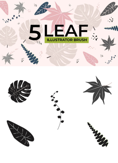 leaf brush illustrator free download