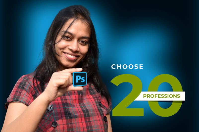 20 profession you can choose after learning Photoshop