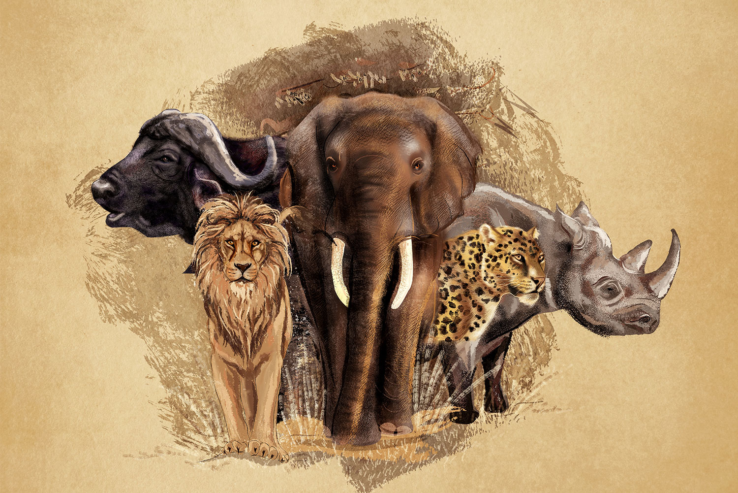 Пятерка африки. Большая пятерка Африки сафари охота. Большая Африканская пятёрка. Большая пятерка животных Африки. Кения большая пятерка.